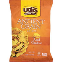 Boulder Brands Udi's Gluten Free Ancient Grain Aged Cheddar Crisps, 4.9 oz