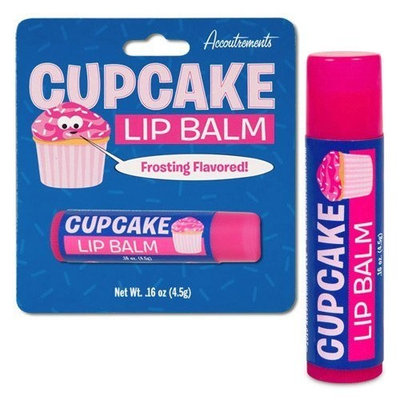 Accoutrements Cupcake Lip Balm Frosting Dessert Flavored Scented Novelty Gift