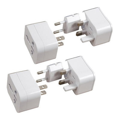 Travelon Universal Adapter Plug White (2-Pack) Universal Adapter Plug