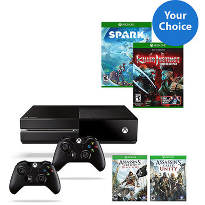 Xbox One Solution Bundle with Your Choice of Console, Game, and Controller