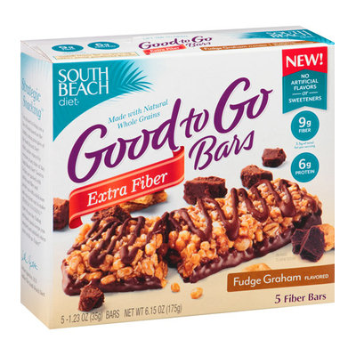 South Beach Diet Good to Go Fudge Graham Fiber Bars