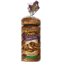 Nature's Own Cinnamon Raisin Pre-Sliced Bagels, 6ct