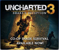 UNCHARTED 3: Drake's Deception Co-op Shade Survival Mode DLC (Playstation 3)