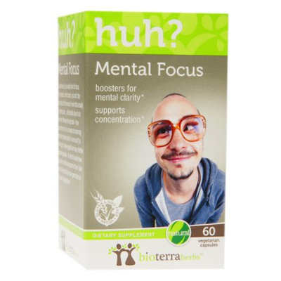 BioTerra Herbs Mental Focus, Veggie Capsules, 60 ea