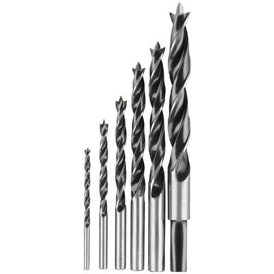 DEWALT DW1720 6-Piece Brad Point Bit Set