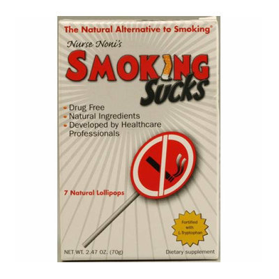 Three Lollies Smoking Sucks Natural Lollipops Assorted Flavors 7 Lozenges