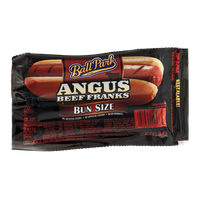 Ball Park Angus Beef Franks Bun Size