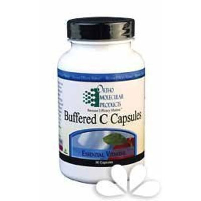 Ortho Molecular Product Buffered C Capsules -- 180 Capsules
