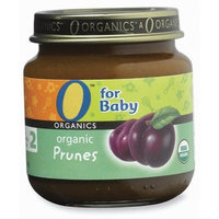 O Organics for Baby Organic Prunes, Stage 2, 4-Ounce Jars (Pack of 12)