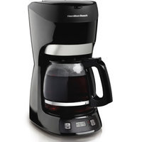 Hamilton Beach 12-Cup Programmable Coffeemaker, 49467, Black