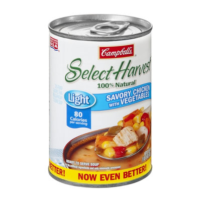 Campbell’s® Select Harvest 100% Natural Light Savory Chicken with Vegetables Soup