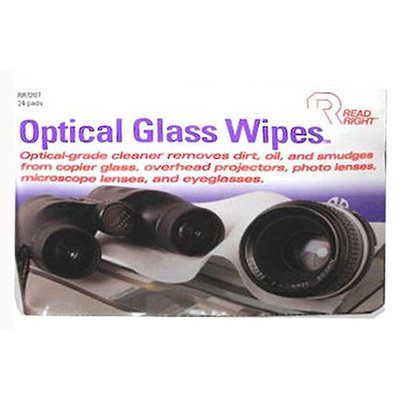 Generic Read Right Optical Glass Wipes Cleaning Pads - RR1207 (24 Pack) NEW