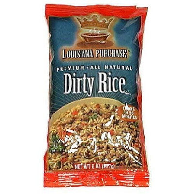 Louisiana Purchase Rice Mix Dirty Rice, 8-Ounce (Pack of 12)