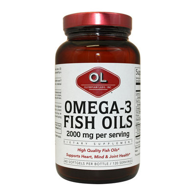 Olympian Labs Omega 3 Fish Oils Softgels Super Size