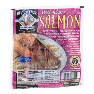 Henry & Lisa's Natural Seafood Wild Alaskan Salmon