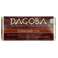 Dagoba Conocado (73%) Ftc Single Organic Dominican Bar, 2.0-Ounce Bars (Pack of 12)