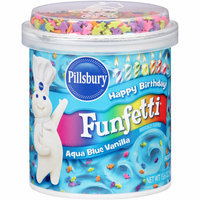 Pillsbury Happy Birthday Funfetti Aqua Blue Vanilla Frosting