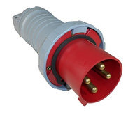 Thomas & Betts ABB Russelstoll ABB4100P7W IEC Plug 100A 3P 4 Wire 480V 3 Phase Pin & Sleeve