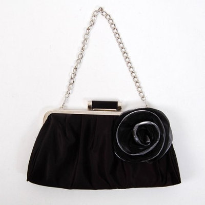 Shanghai Chang Funeral Shoulder Clutch Bag Handbag Tote Black