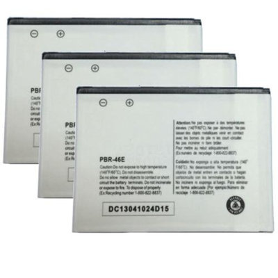 Battery for Pantech PBR-46E (3-Pack) Battery for Pantech PBR-46E