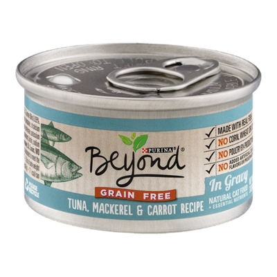 Purina Beyond Natural Cat Food Tuna, Mackerel & Carrot Recipe In Gravy