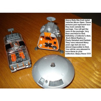 Hungry Jack Set of 3 Lost in Space Heavyweight Metal Vehicles Includes Chariot, Space Pod, and Jupiter 2