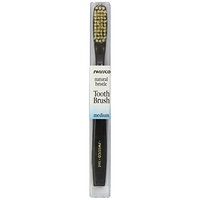 Swissco Tooth Brush Tortoise Natural Bristle, Medium, 3-Count Pack