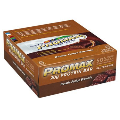 Promax Nutrition Double Fudge Brownie Energy Bar 12 Pack Double Fudge Brownie