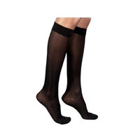 Sigvaris 860 Select Comfort Series 20-30mmHg Women's Closed Toe Knee High Sock Size: L4, Color: Black Mist 14