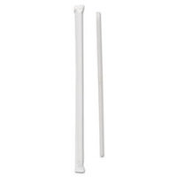 SCC822TX - SOLO Cup Company Wrapped Jumbo Straws; Polypropylene; 7 3/4