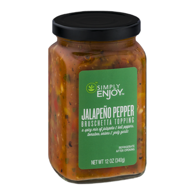Simply Enjoy Jalapeno Pepper Bruschetta Topping