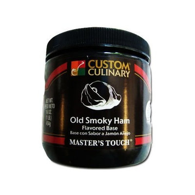 Custom Culinary Smokey Ham Base - 1 lb. Jar