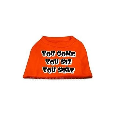 Ahi You Come You Sit You Stay Screen Print Shirts Orange XS (8)