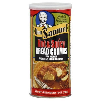 Don Samuel Hot & Spicy Bread Crumbs, 10-Ounce