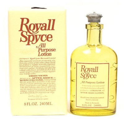 Royall Spyce By Royall Fragrances For Men. Aftershave Lotion Cologne 8 Ounces