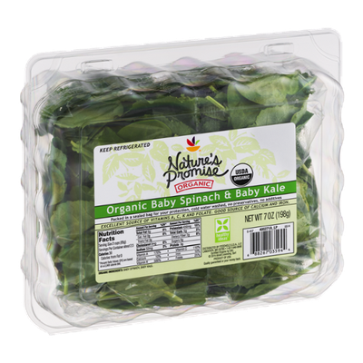 Nature's Promise Organic Baby Spinach & Baby Kale