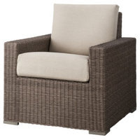Wicker Club Chair: Threshold Tan Patio Furniture, Heatherstone
