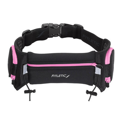 David Shaw Silverware Na Ltd Quench Retractable Hydration Belt Black/Pink-L/XL