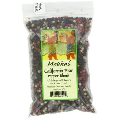 Melina's California 4-Pepper Blend, 6-Ounce Bag (Pack of 3)