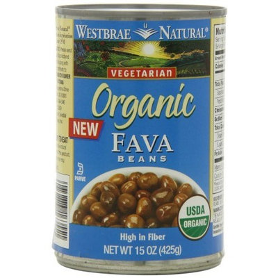 Westbrae Natural Organic Fava Beans, 15 Ounce Cans (Pack of 12)