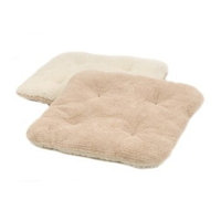 Precision Pet Cat Eye Bed Natural Terry/Sheepskin Sleeper, Deluxe