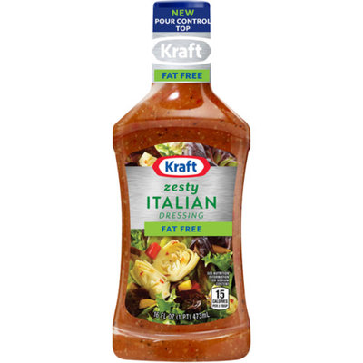 Kraft Fat Free Zesty Italian Dressing