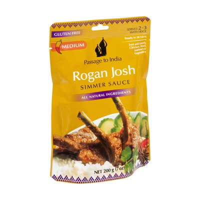 Passage to India Rogan Josh Gluten Free Medium Simmer Sauce