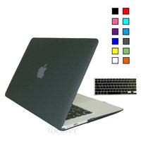 iBenzer - 3 in 1 Soft-Skin Smooth Finish Soft-Touch Plastic Hard Case Cover & Keyboard Cover & screen protector for 13 inches Macbook Air 13.3'' (Model: A1369 / A1466), Yellow MMA13YW+2
