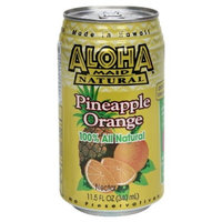 Aloha Maid Pineapple Orange Drink, 12 - 11.5-Ounce Cans