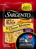 Sargento® Shredded 4 Cheese Mexican - Fine Cut