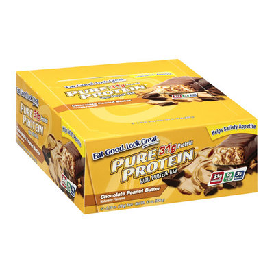 Pure Protein Chocolate Peanut Butter High Protein Bars