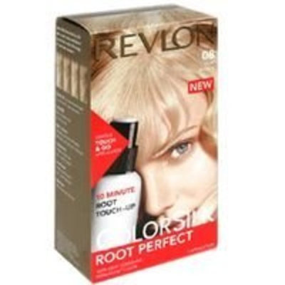 Revlon ColorSilk Root Perfect 10 Minute Root Touch-Up HairColor, Light Blonde # 08 - Kit