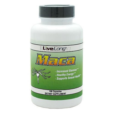 Livelong Nutrition LiveLong MACA 1500mg per serving 100 Caps