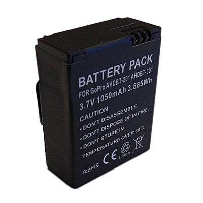 Discountbatt Superb Choice CM-AHDBT201-1 3.7V Camcorder Battery for Gopro AHDBT-201 AHDBT-301